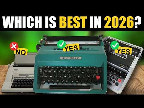 Best Typewriters 2026 | Vintage, Portable, Manual and Electronic Typewriters