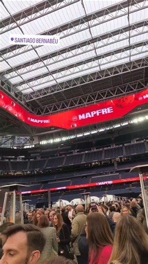 INSIDE THE BERNABÉU STADIUM MAPFRE CHRISTMAS EVENT REAL MADRID