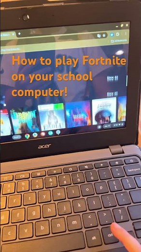 Tutorial on how to play Fortnite on school computer!!!!