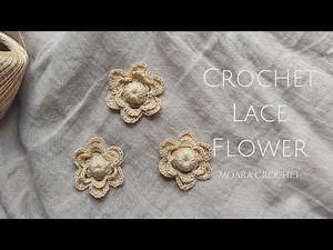 Crochet Irish Lace Flower Pattern with Moara Crochet