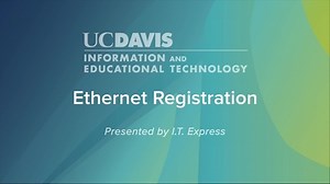 Ethernet Registration