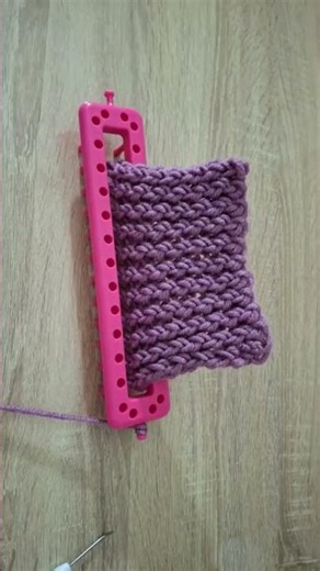 Knitting loom for beginners step by step #knitting #crochet #scarf