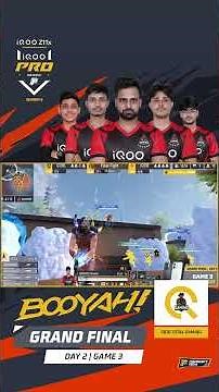 iQOO Total Gaming takes their First ever BOOYAH! with 25 Finishes of iQOO Pro Series 🔥#iQOOProSeries