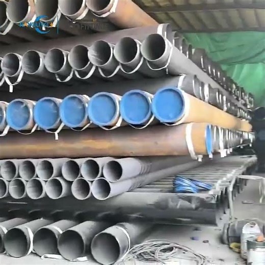 China's Fastest Steel Pipe Loading Process Revealed #factorytour #industrial