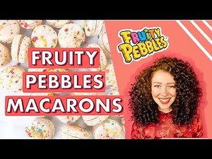 Fruity Pebbles Macaron Filling Recipe with Marshmallow Fluff