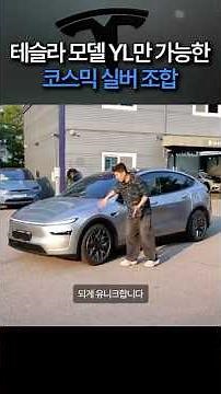 Tesla Model Y RWD Exclusive Cosmic Silver Color?