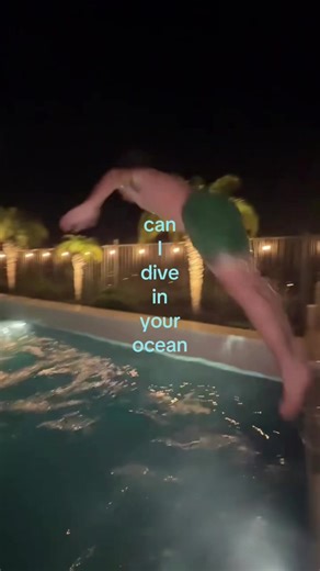 Pool in February😛🙏🏼 #diveinyourocean #fypシ゚viral #viral