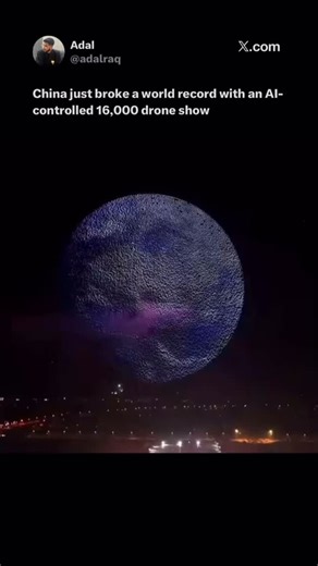 Thee Deployer on Instagram: "🇨🇳 RECORD-BREAKING DRONE SHOW IN CHINA MAKES FIREWORKS LOOK STONE AGE Liuyang, China - once famous for gunpowder - just nuked the fireworks game with 15,947 drones, all run from one computer. The show, “A Firework Belonging to Me,” smashed two world records, including 7,496 drones firing actual fireworks mid-air. Pixel-perfect sky art: trees, towers, flowers - all with centimeter precision thanks to RTK tech and a high-speed mesh swarm. #world #record #drone #firew