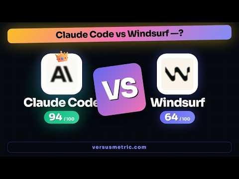 Claude Code vs Windsurf: Full Comparison + Winner (2026)
