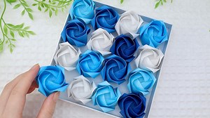 簡単！折り紙1枚で作るおしゃれなバラ｜初心者向け詳しいステップ｜Origami Rose Tutorial｜AyaWangPaper – あやわんペーパークラフト　折り紙　AyaWangPaper