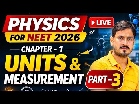 Units & Measurement (Chapter 2) | Errors, Types of Errors + Numericals | Class 11 Physics , NEET