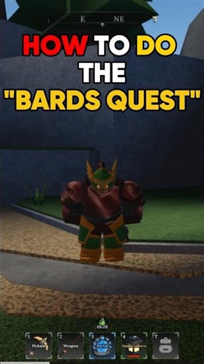 How to Do the "Bards quest" in THE FORGE! #shorts #roblox #theforge