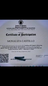 Thanks NEAP...another CPD Units for renewal of PRC #LeadingwithNEAPMasterClasses #thanks Dr. Gilbert S. Arrieta #NEAPMasterClasses #ElevateWithNEAPMCJourney Thanks be to God | MonaLiza Bautista Gutierrez Ollitsac