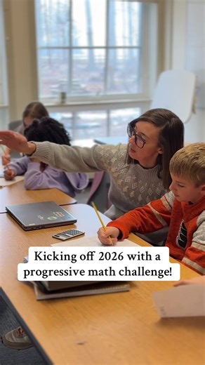 Our 4th–8th graders kicked off the new year with a 2026 Problem of the Week (POW) math challenge that invited both playful exploration and deep mathematical thinking. The Challenge: Use the digits 2, 0, 2, and 6 exactly once each—along with any mathematical operation—to create expressions equal to every number from 1 to 100. One of our students got 75 out of 100–can you top that?! Addition, subtraction, multiplication, division, exponents, factorials, and even concatenation were all fair game. #