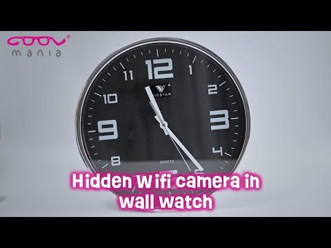 Hidden Wi-Fi Spy Wall Clock – Full HD Camera in Plain Sight! 🕒🎥📡
