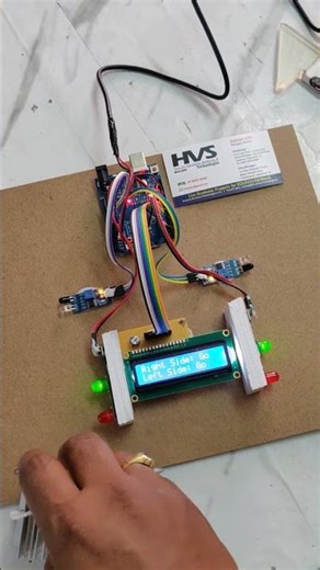HVS-3560. Smart Road Safety and Vehicle Accident Prevention System for Mountain Roads #arduino#IR