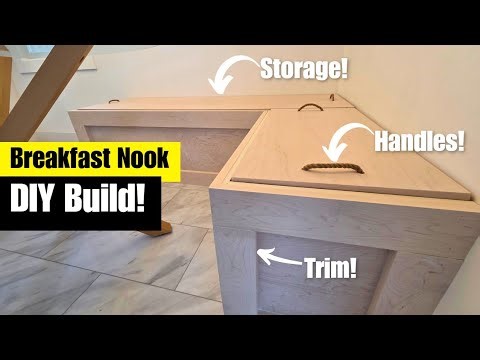 DIY Kitchen Breakfast Nook Build - Beginner Friendly