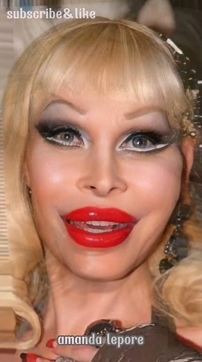 amanda lepore#tranformation#short