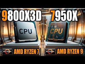 9800X3D vs 7950X Benchmarks - Gaming Benchmarks / Applications Tests