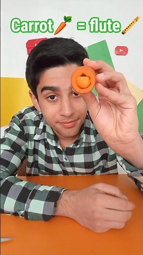 How to make a flute 🥕»🪈