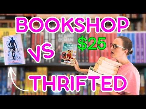 I Spent $25 at a Bookstore vs Thrift Store… The Results Shocked Me 📚