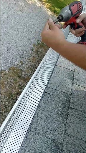 how to install gutter guard fast and easy