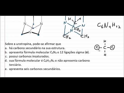Fórmula estrutural, molecular e classificação do carbono