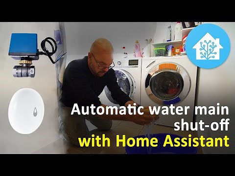 Automatic water main shut-off with Home Assistant