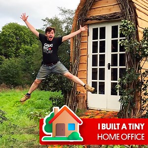 4.8K views · 73 reactions | Is possible to build a human-sized bird's nest office in 1 week?  | Great Big Story | Facebook