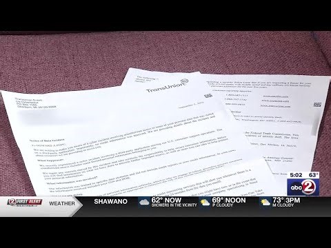 CONSUMER FIRST ALERT preview: TransUnion credit bureau data breach