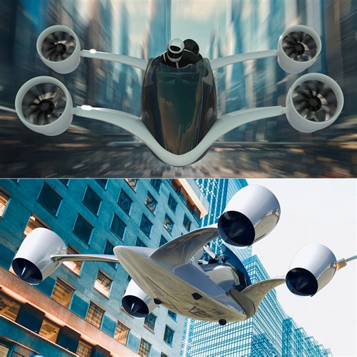 UDX Airwolf is an Electric Flying Hoverbike That Can Hit 143MPH