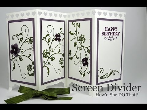 Fun Fold Screen Divider Card by Dawn O