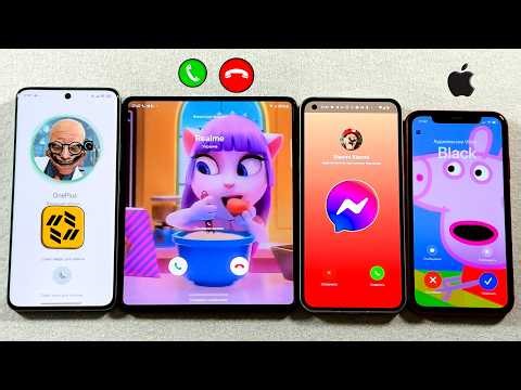 Redmi Note 15 Pro + Z Fold 4 + Nothing + iPhone 11 Tawasal vs Facebook vs Viber Incoming Call