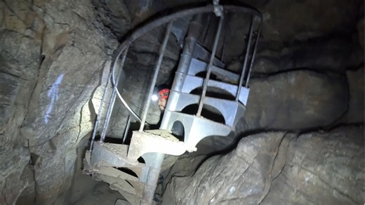 We found a cave with a 1000 foot shaft where people could not escape