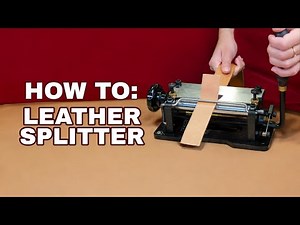 ✨ HOW TO: Leather Splitter⁠ ✨