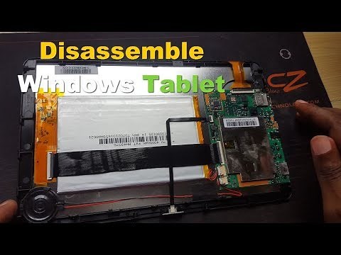 Windows Tablet Disassembly RCA Cambio