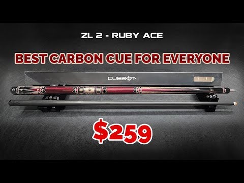 ZL2 Ruby Ace | Multi-Layer Carbon Pool Cue with Low-Deflection Precision