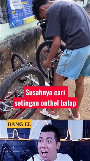 Bocil nya gokil onthel balap nya langsung bongkar di tempat #shorts #reactionvideo #react#eldanboy