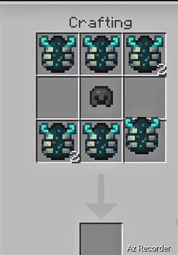 MINECRAFT ME CRAFT A WARDEN HEAD HELMET
