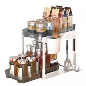 [Hot Item] Bathroom & Kitchen Plastic Storage Rack