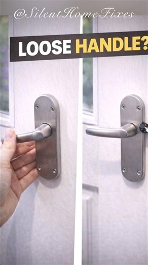 Loose Door Handle? Fix It in Seconds 🚪