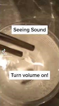You can see sound if you look for vibrations #sound #science #experiment #stem #shorts #stemwithmrn
