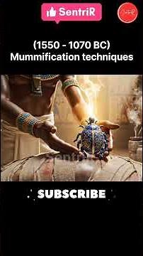 How Ancient Egyptians Created Mummies | Full Mummification Process | SentriR #egypt #history #facts