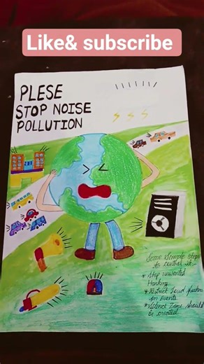 drawing for noise pollution