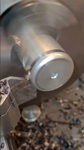 Lathe Parting Tool Taking a Big Cutt