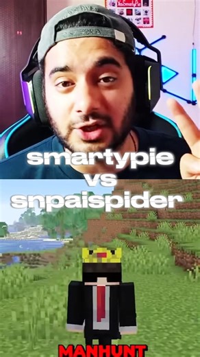 smartypie vs snpaispider (who will win 🏆) #shorts #minecraft #smartypie #senpaispider #technogamerz