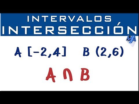 Intersección de intervalos | Operaciones con intervalos