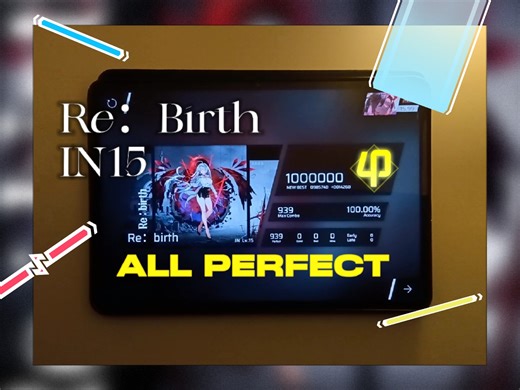【Phigros】▲Re：Birth▼ IN Lv.15 ALL PERFECT