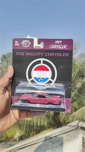 Scale Arts In.🇮🇳 Official on Instagram: "Timeless American muscle in miniature 🇺🇸🔥 1957 Chrysler 300C — bold chrome, classic curves, and pure V8-era attitude captured in a 1:64 M2 Machines licensed diecast. Visit - www.scalearts.in Follow - @scaleartsindia #Chrysler300C #M2Machines #Diecast164 #ClassicMuscle #vintagecars"