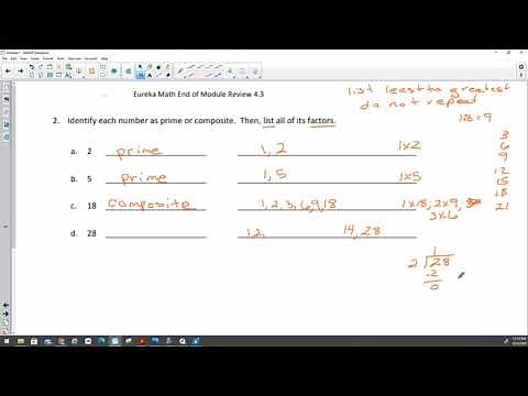 Grade 4 End of Module 3 review test number 2